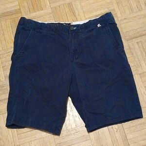 Modern Amusement mens 100% cotton shorts navy blue size 36